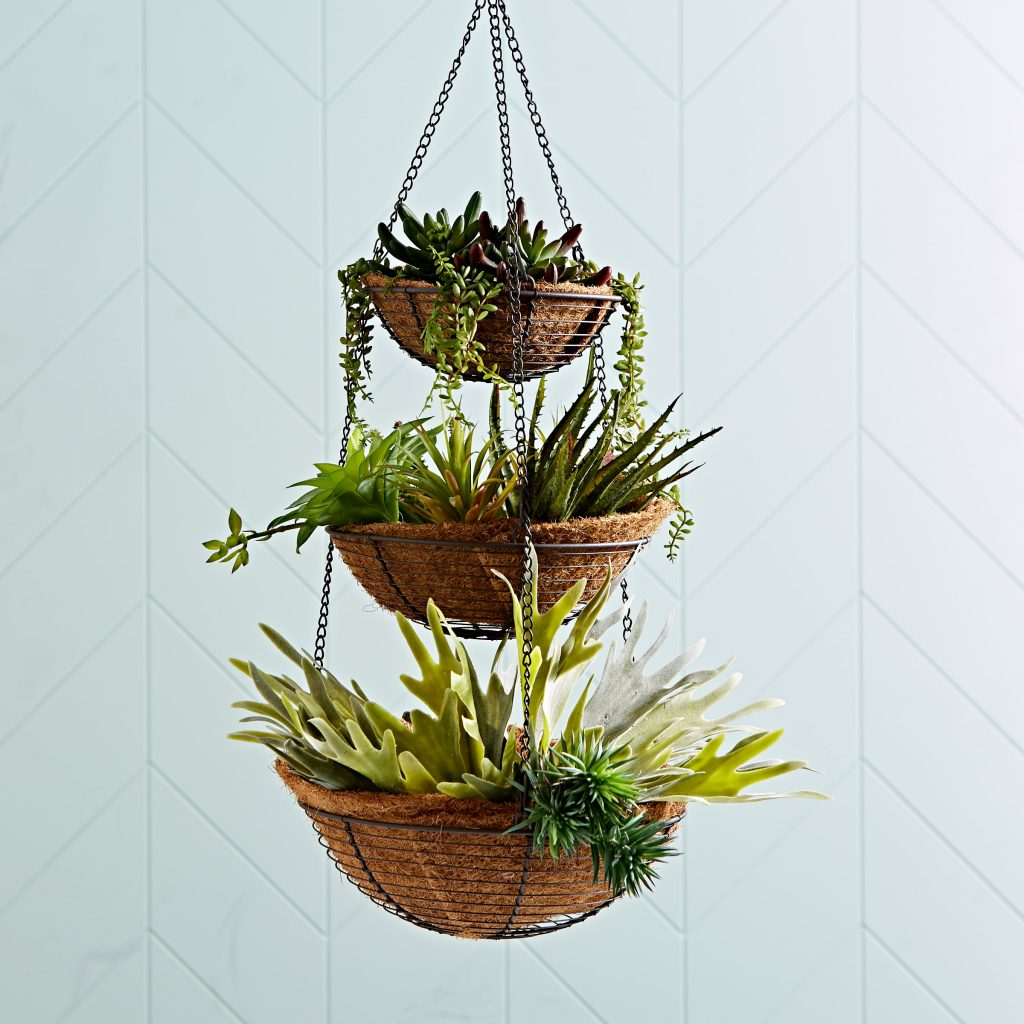 3-tire hanging basket for plant